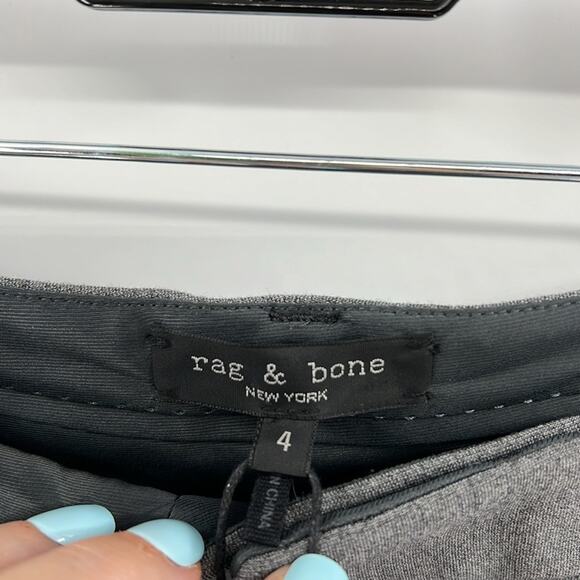 Rag & Bone Women's Cecily Ponte Pant Barrel Leg - Charcoal - 4 - NWT - Picture 6 of 11